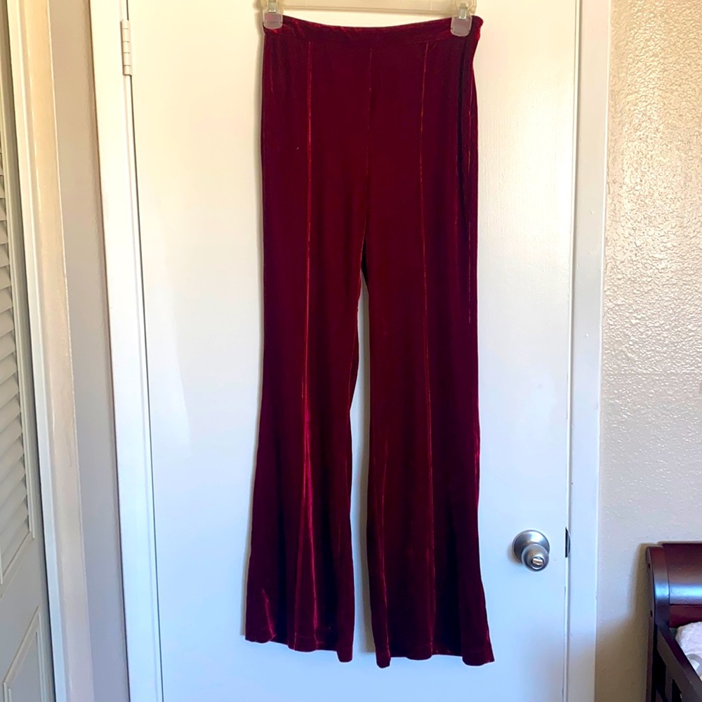 70’s style velvet bell bottoms